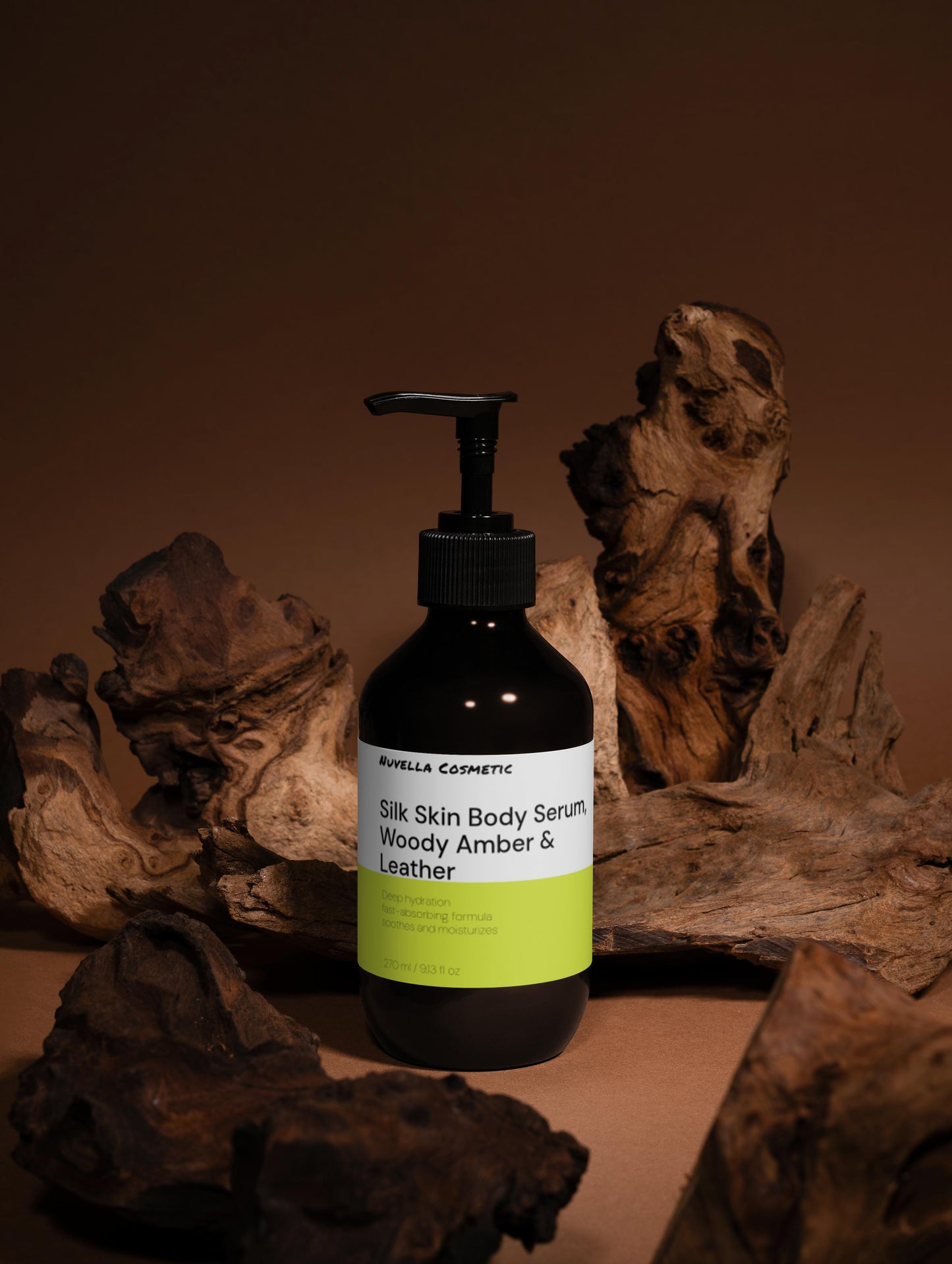 Silk Skin Body Serum, Woody Amber & Leather